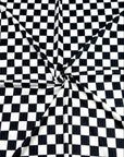 (YUMMY RIB) BLACK AND OFF WHITE CHECKERED (2)