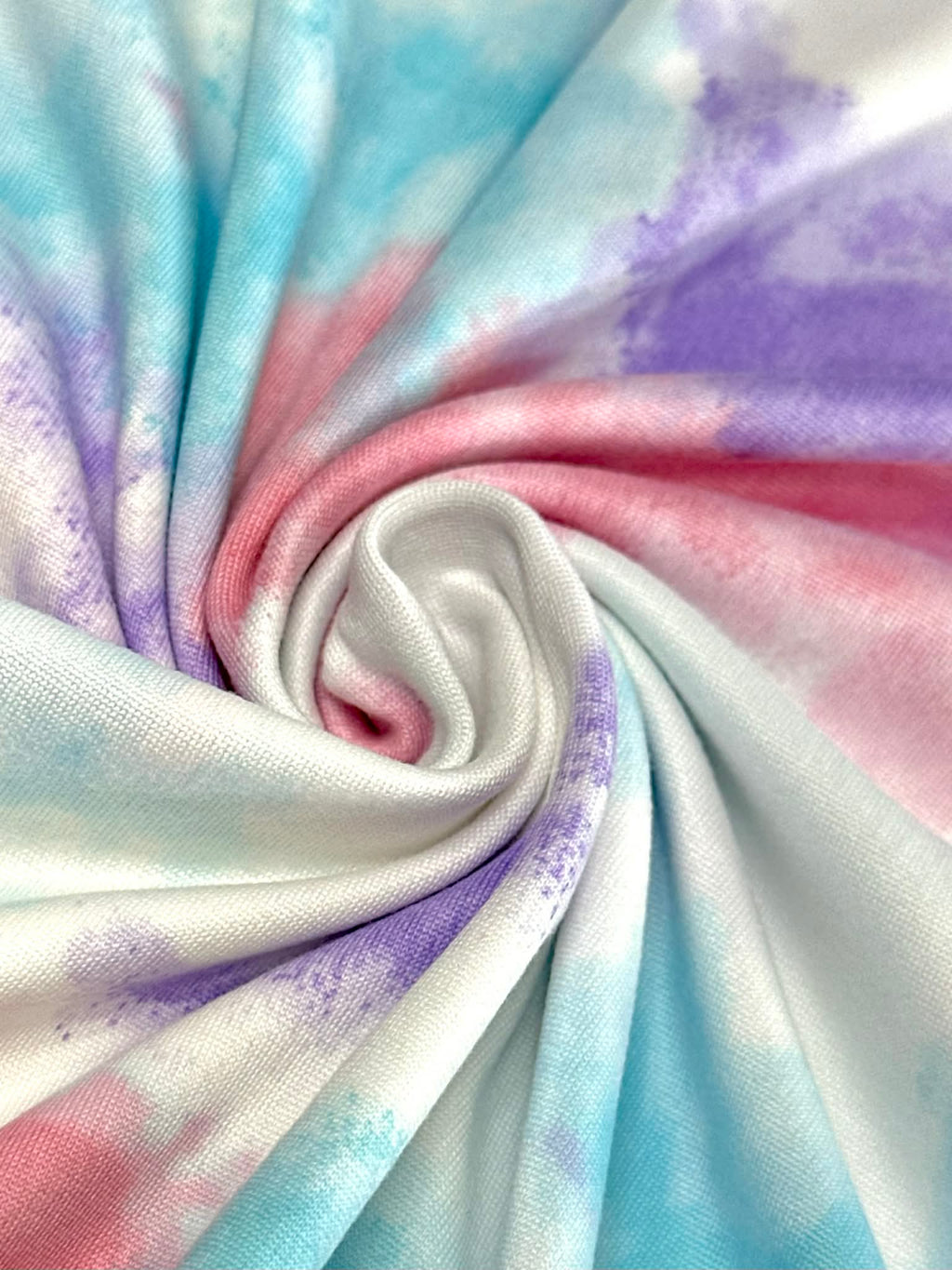 (DBP) PINK, LAVENDER AND BLUE TIE DYE