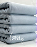 (1X1 RIB) GRAY