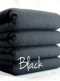 (SWEATER RIB) BLACK