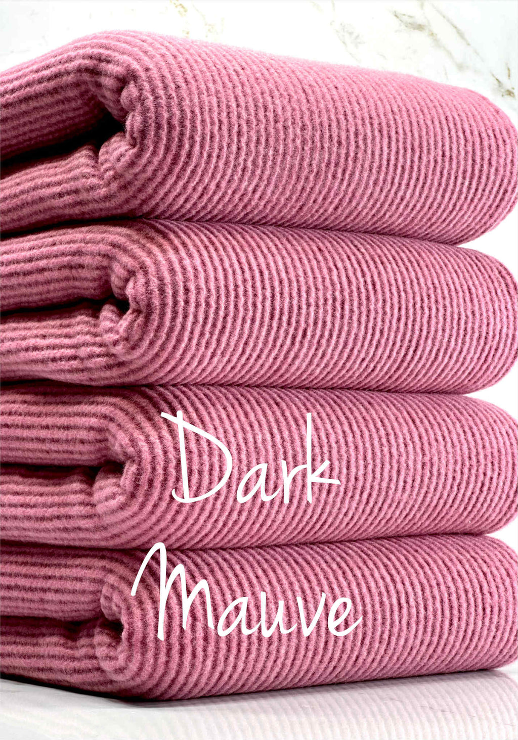 (BRUSHED URBAN RIB) DARK MAUVE