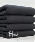 (BRUSHED SWEATER KNIT) BLACK