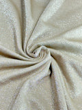 (KNIT) SILVER SHIMMER ON VINTAGE GOLD