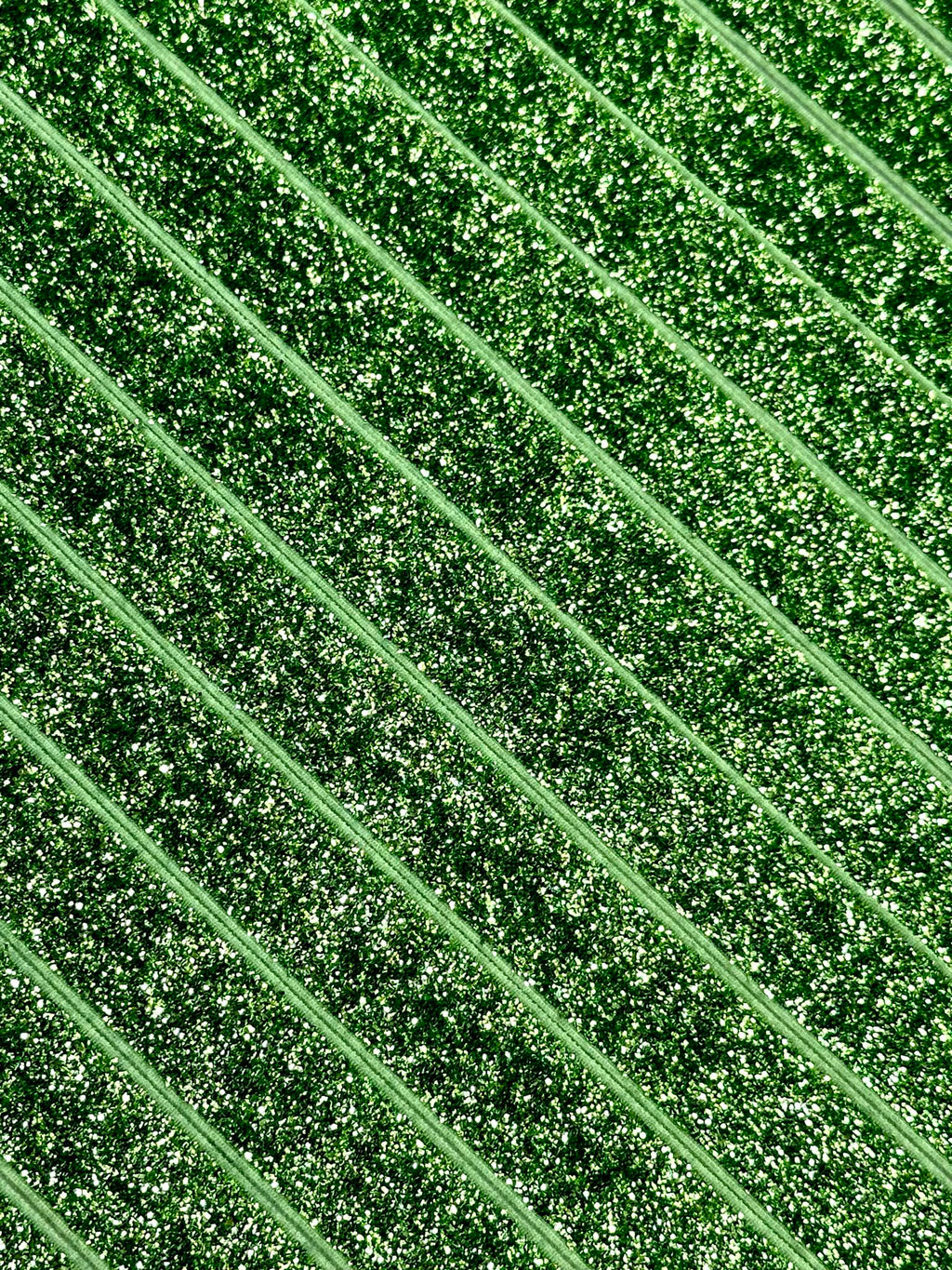 (TRIM) 5/8 ELASTIC GREEN SHIMMER