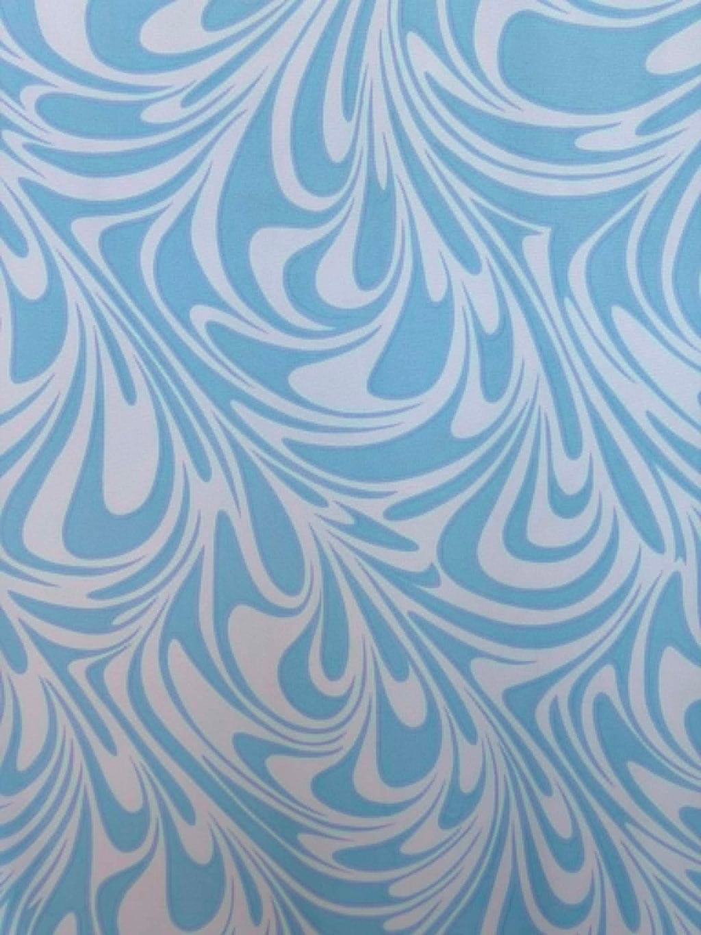 (DBP) LIGHT BLUE AND OFF WHITE SWIRLS
