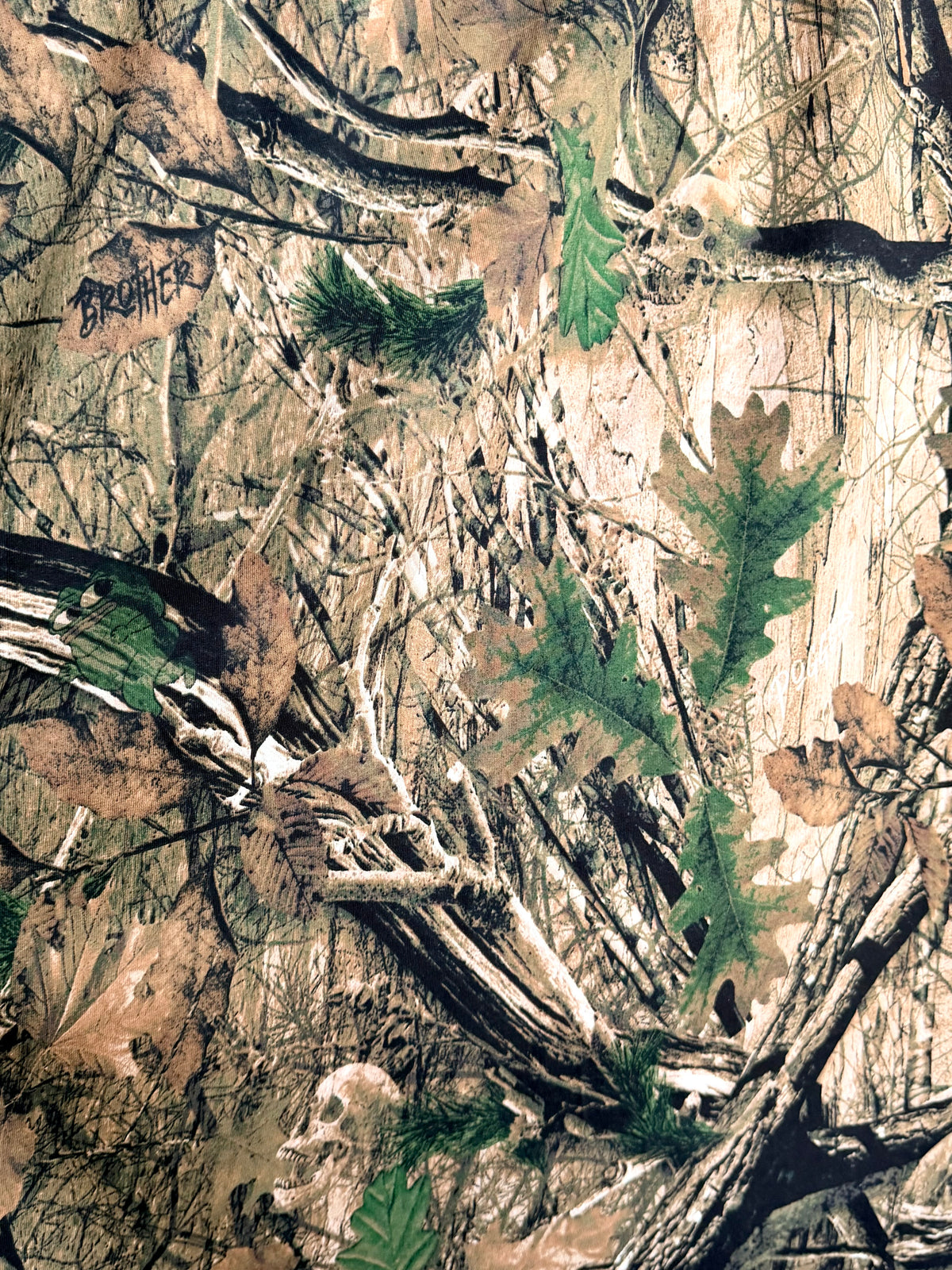 (COTTON JERSEY) WOODLAND MYSTERY HUNT CAMOUFLAGE