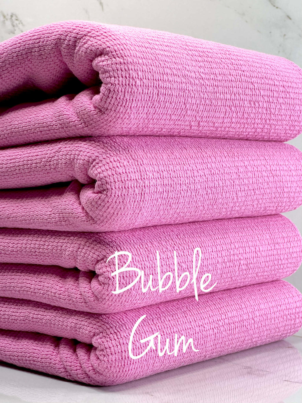 (COMFY DOUBLE KNIT) BUBBLE GUM