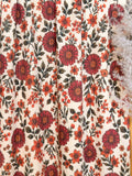 (URBAN RIB) FALL HATTIE FLOWER PATTERN ON IVORY