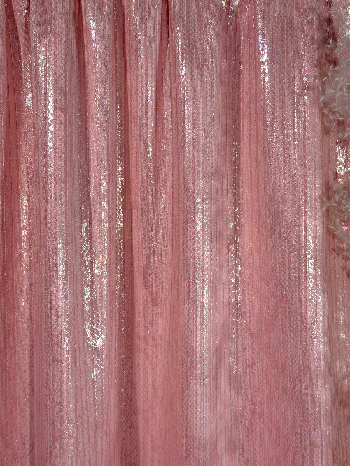 (8X2) ROSE GOLD IRIDESENT SHIMMER