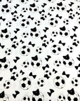 (DBP) SOCCER BALLS AND BOWS ON OFF WHITE