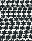 (TRIM) EMBROIDERED BLACK FLOWERS