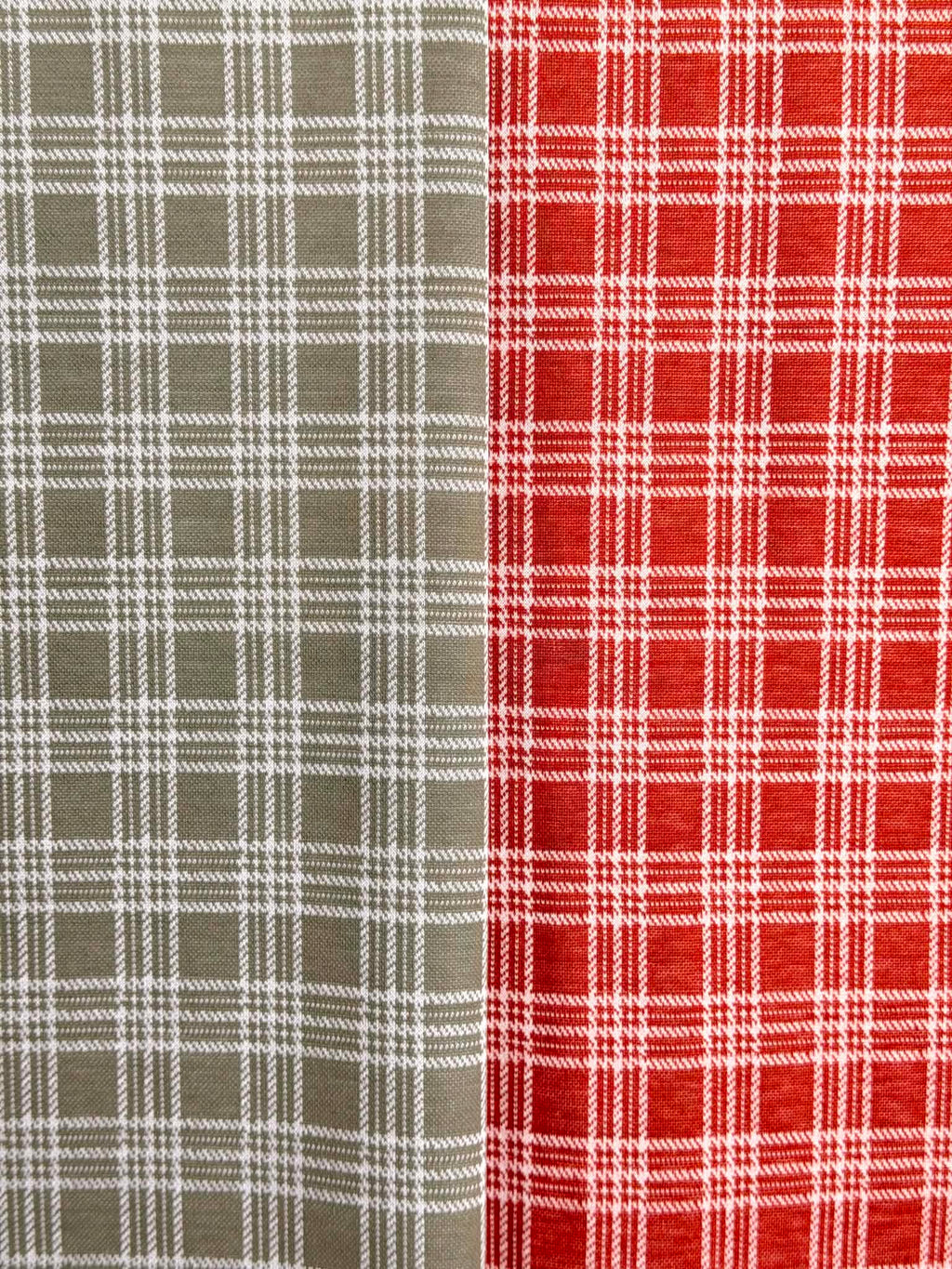 (DOUBLE KNIT) AUTUMN RUST PLAID