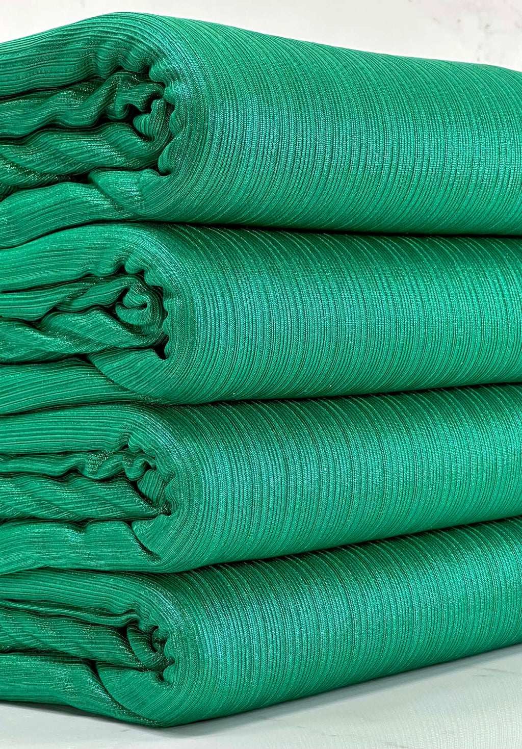 (SLINKY RIB) GREEN SHIMMER