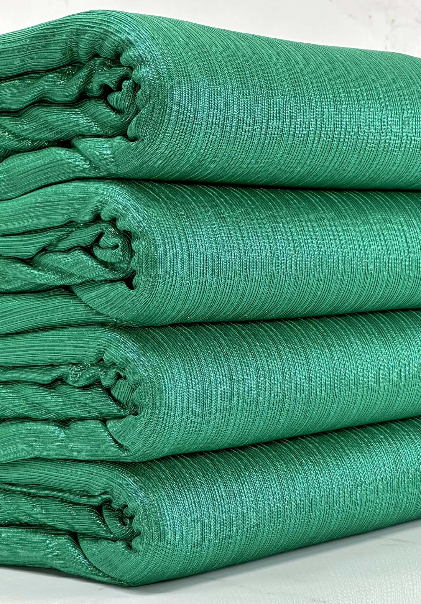 (SLINKY RIB) GREEN SHIMMER