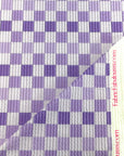 (URBAN RIB) PURPLE AND LAVENDER CHECKERED ON LILAC