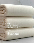 (POINTELLE COTTON SPANDEX RIB) BUTTER CREAM