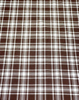 (DBP) BROWN AND OFF WHITE PLAID