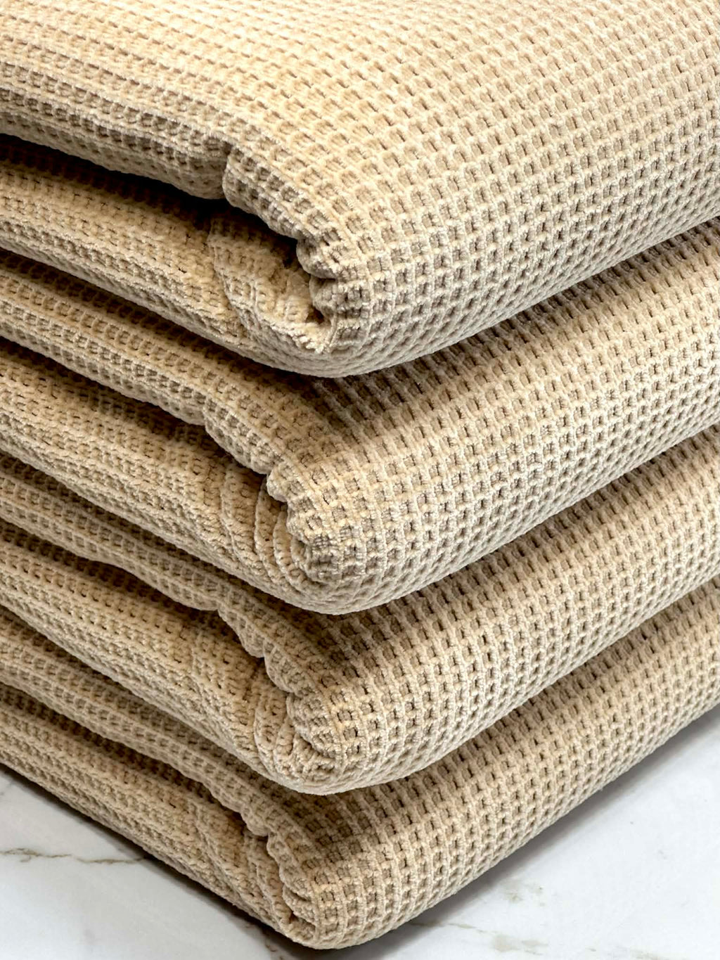 (CASHMERE WAFFLE) TAN