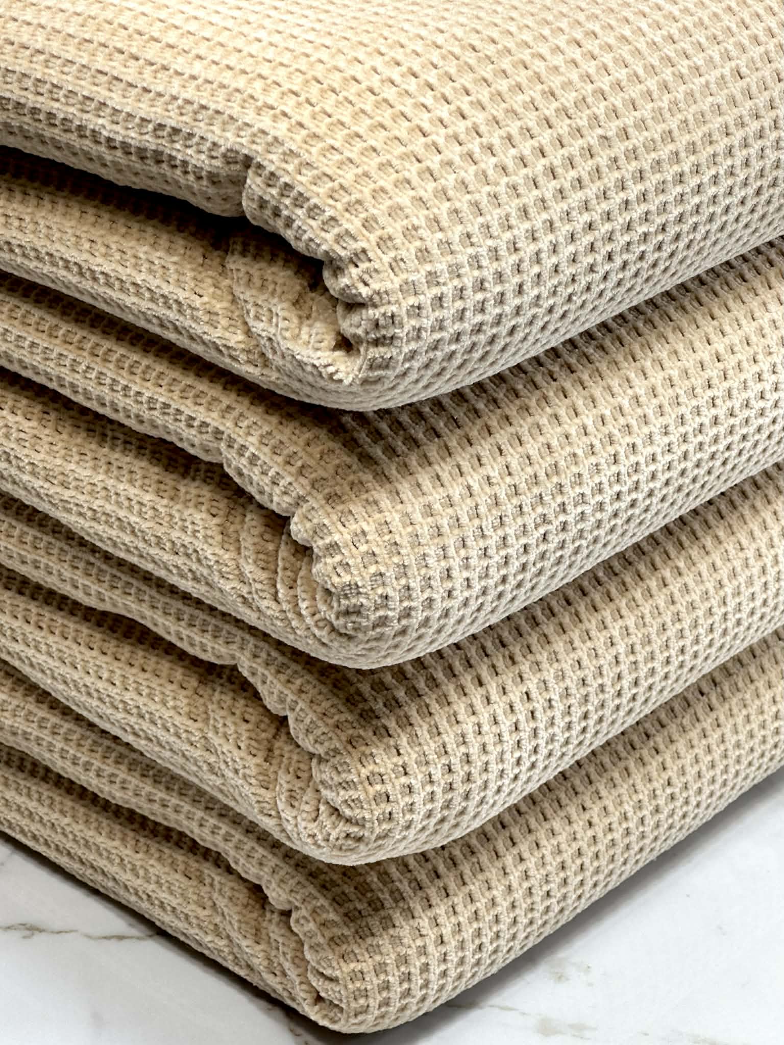 (CASHMERE WAFFLE) TAN