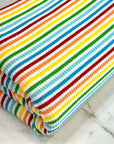 (RIB) RAINBOW STRIPES ON OFF WHITE