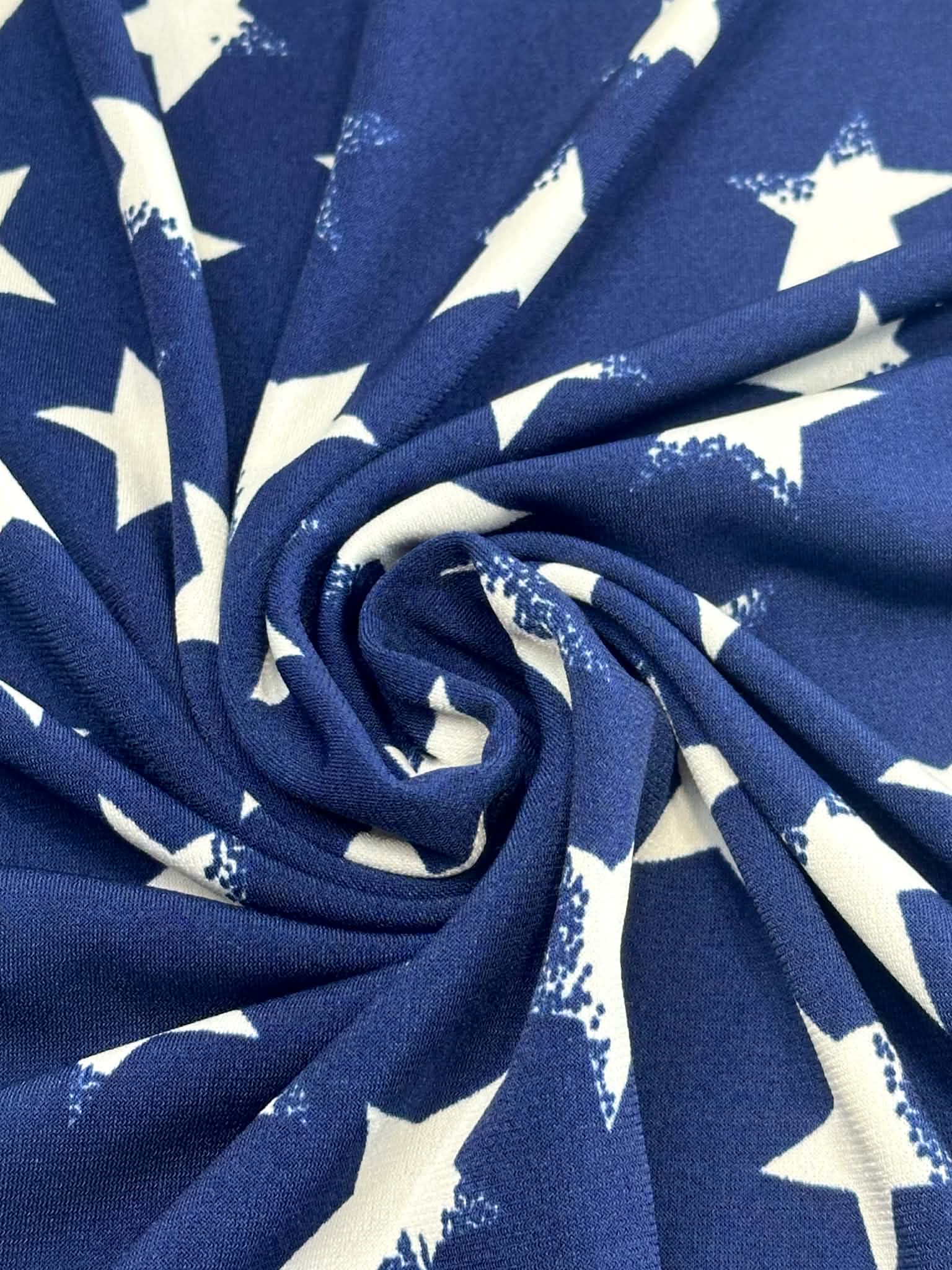 (ITY) WHITE STARS ON NAVY