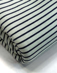 (RIB) NAVY STRIPES ON SAGE