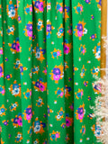 (SWIM) FLOWERS ON GREEN