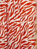 (4X2 YUMMY RIB) CREAM AND RUST ZEBRA
