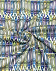 (4X2 YUMMY RIB) CRAYONS ON BLUE