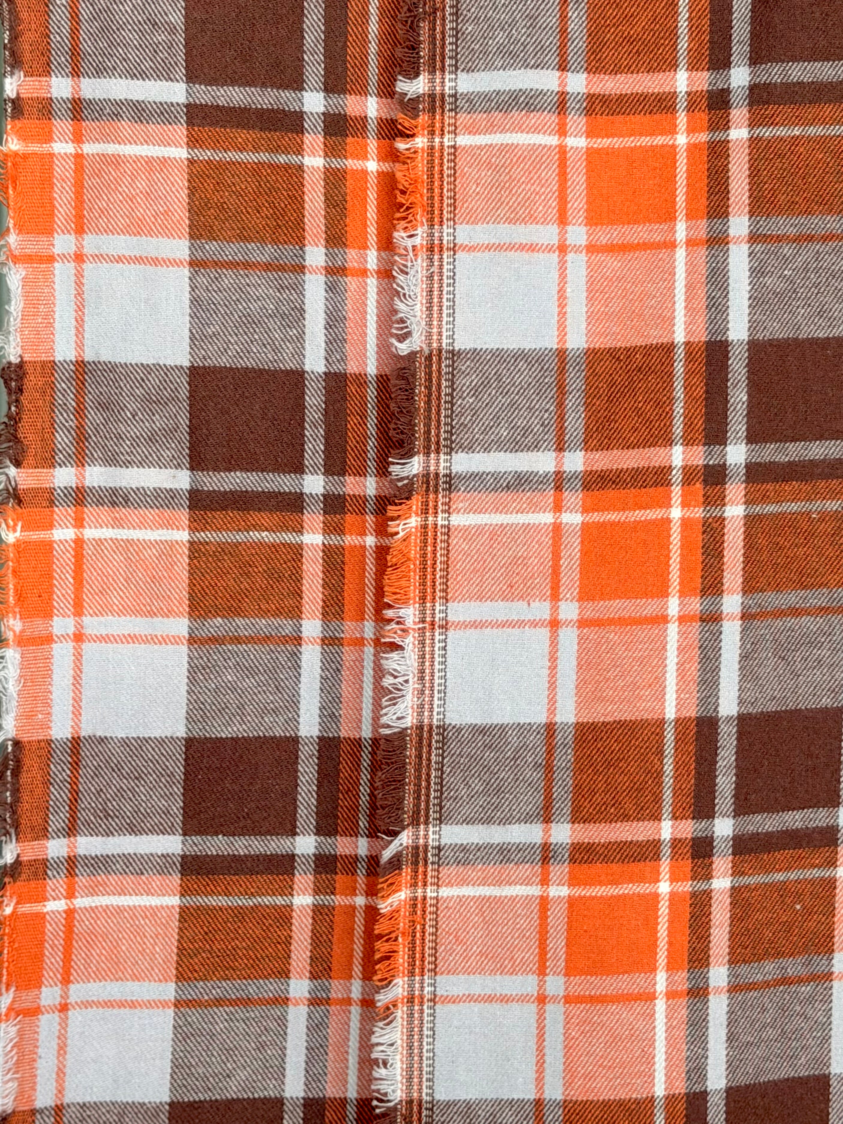 (COTTON FLANNEL) FALL PLAID