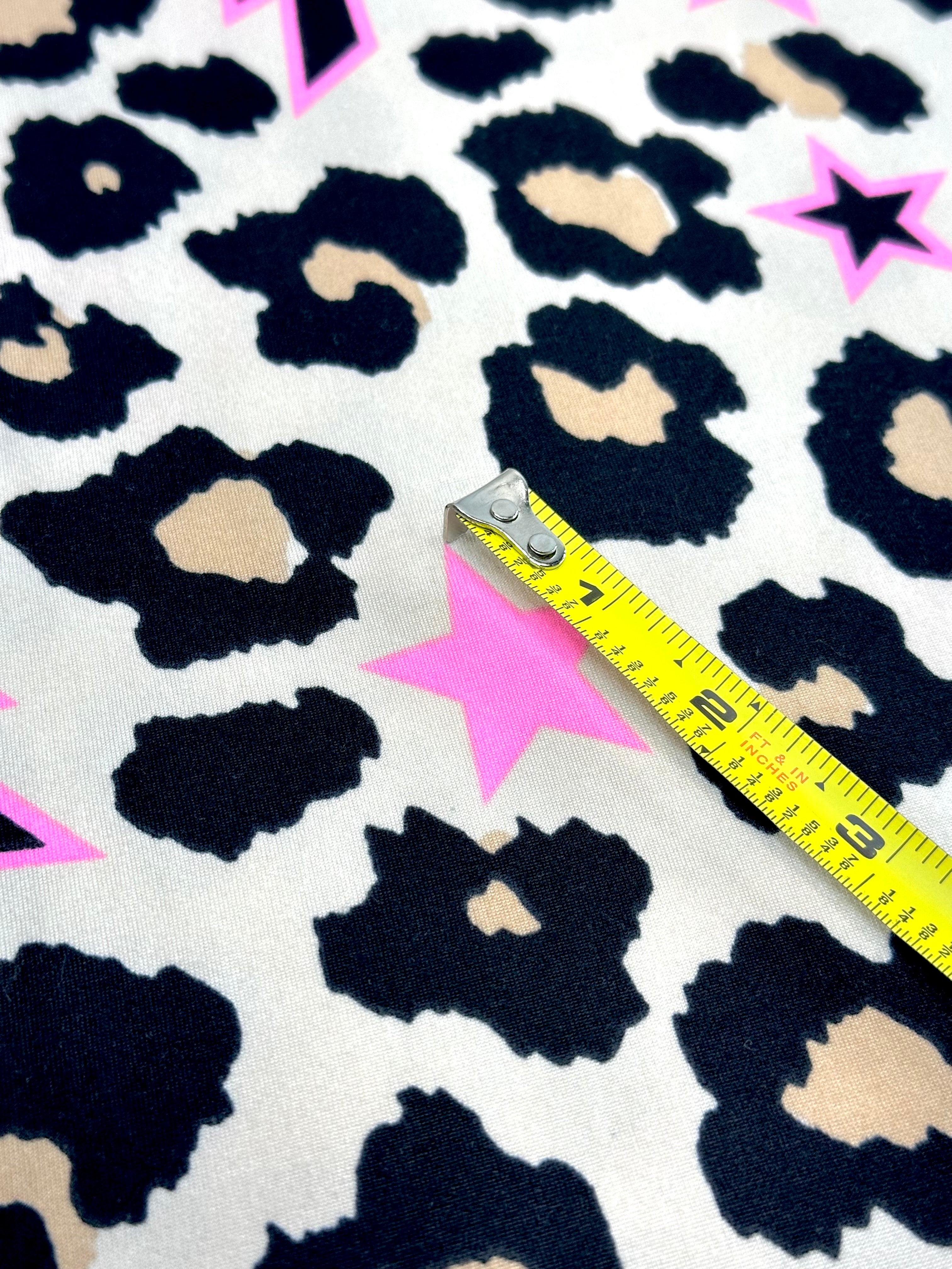 (DBP) PINK STARS AND LEOPARD PRINT ON TAN (1)