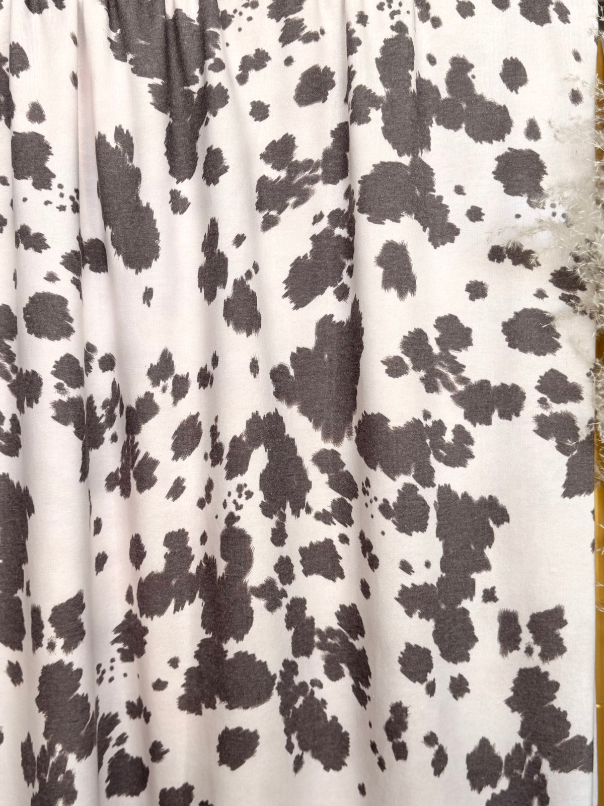 (FRENCH TERRY) VINTAGE COW PRINT
