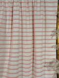 (4X2 RIB) LIGHT PINK STRIPES ON OFF WHITE