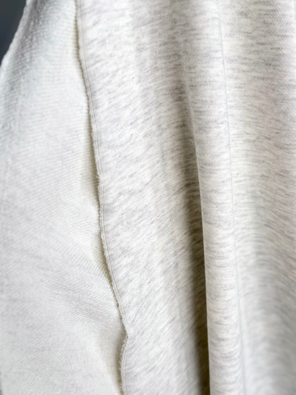 (FRENCH TERRY) LIGHT HEATHER GRAY