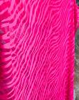 (MESH) NEON PINK ZEBRA