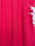 (2X2 CASHMERE WAFFLE) RED SPICE