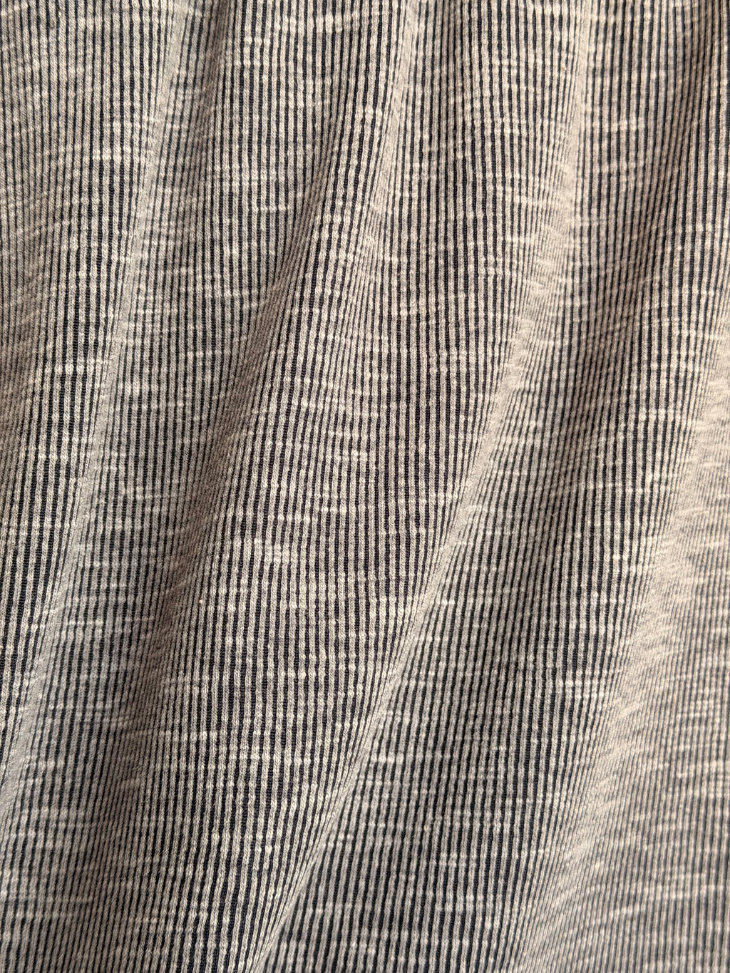 (JACQUARD RIB BRUSHED) 2-TONE CHARCOAL