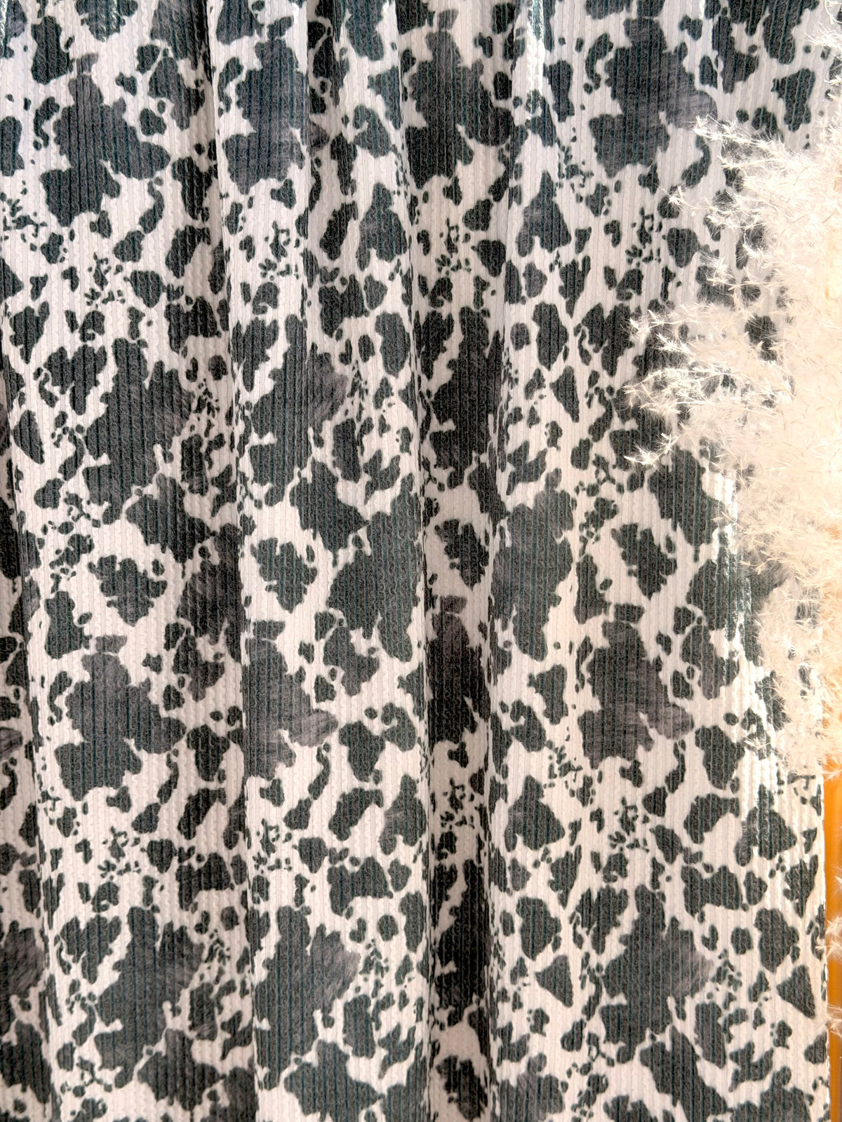 (URBAN RIB) VINTAGE COW PRINT