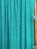 (2X2 YUMMY RIB) TEAL CHEETAH