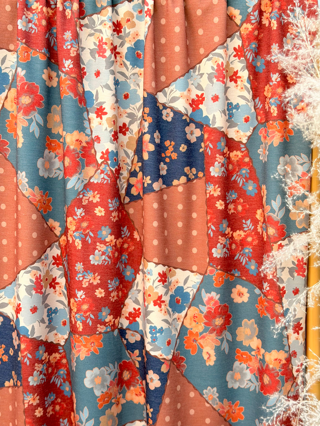 (FRENCH TERRY) AUTUMN PATCHWORK