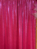 (KNIT) SILVER FOIL DOTS AND SHIMMER ON PINK