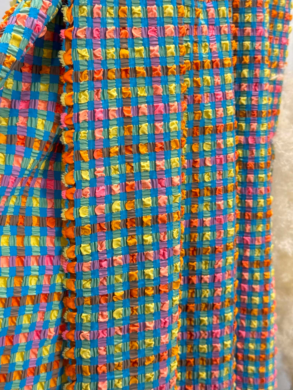 (POPCORN/ BUBBLE) SMALL COLORFUL GINGHAM