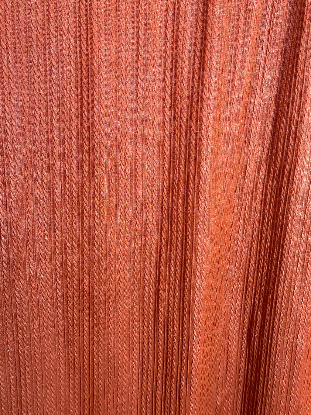 (CABLE KNIT) RUST SHIMMER