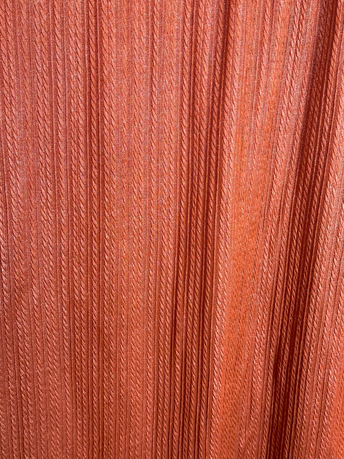(CABLE KNIT) RUST SHIMMER