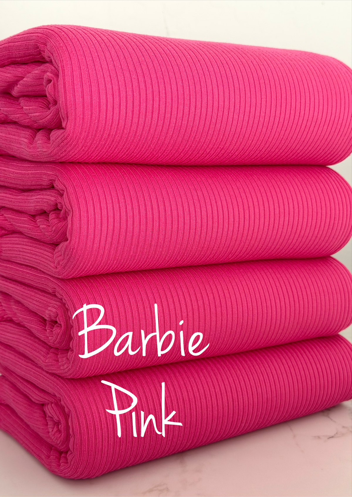 z.(4X2 RIB) BARBIE PINK