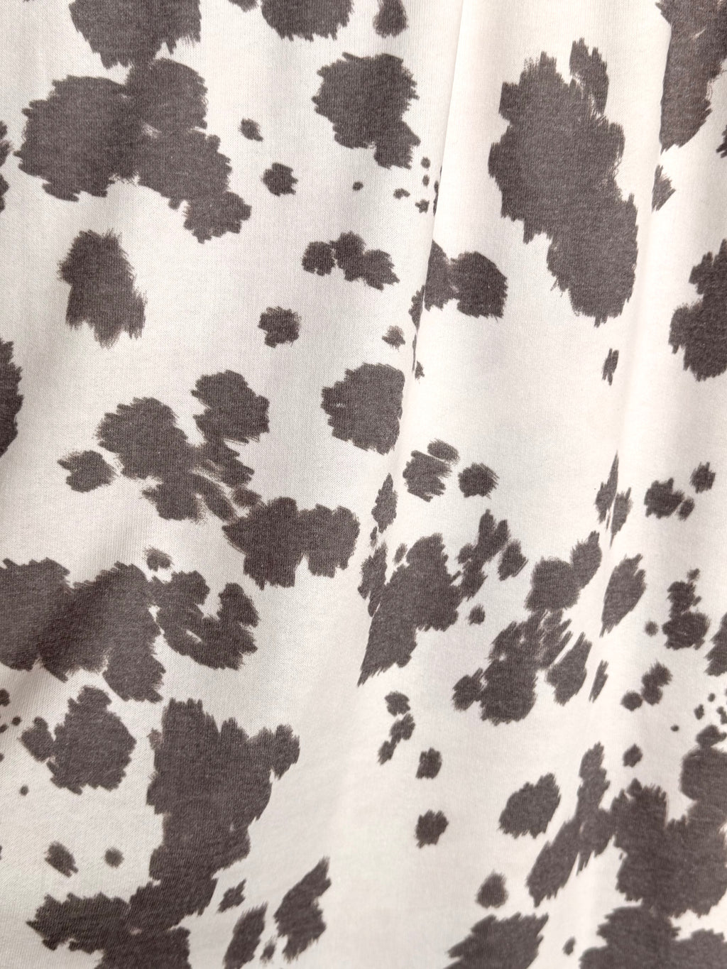 (FRENCH TERRY) VINTAGE COW PRINT