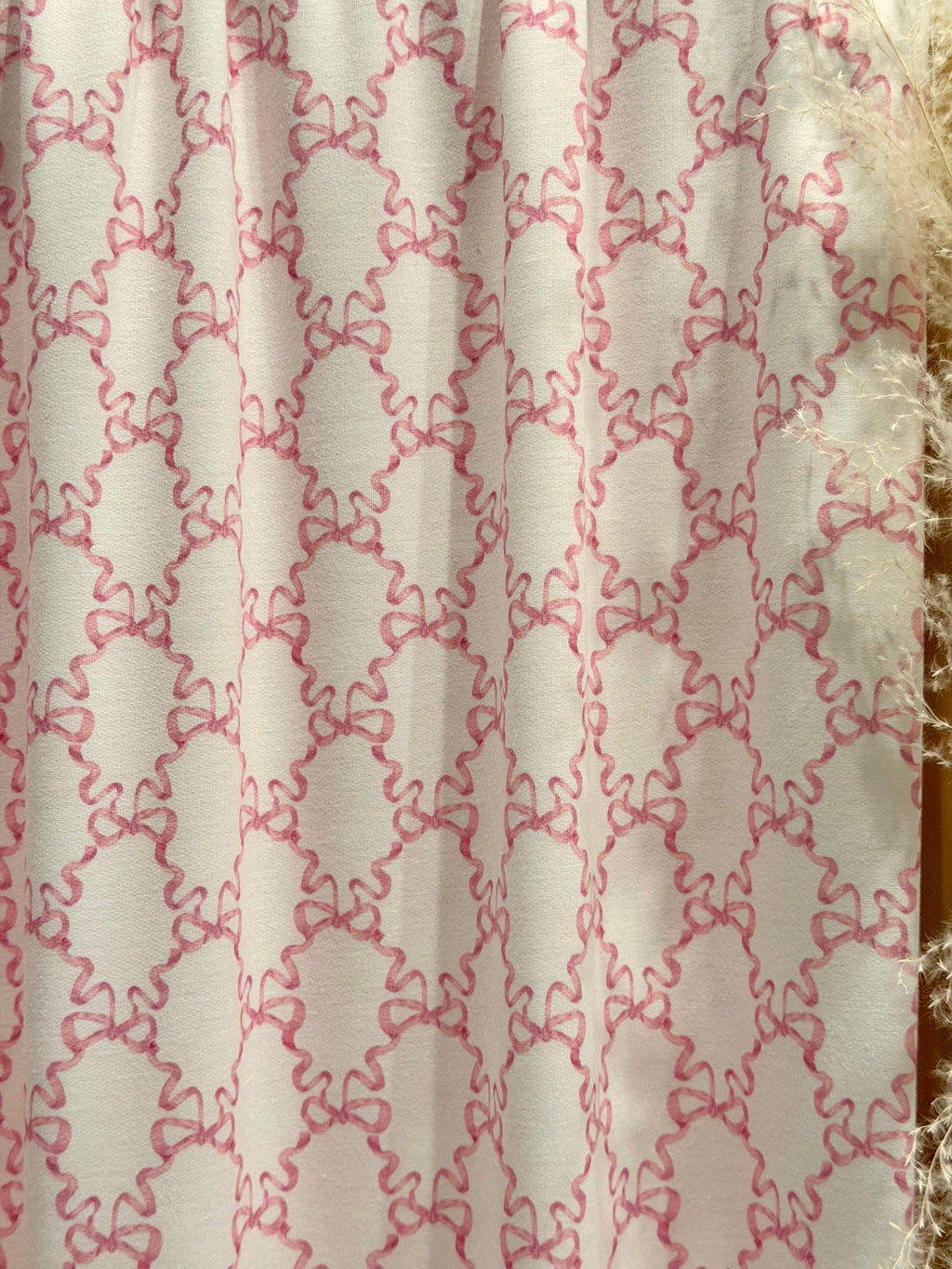 (FRENCH TERRY) SWEET PINK BOWS