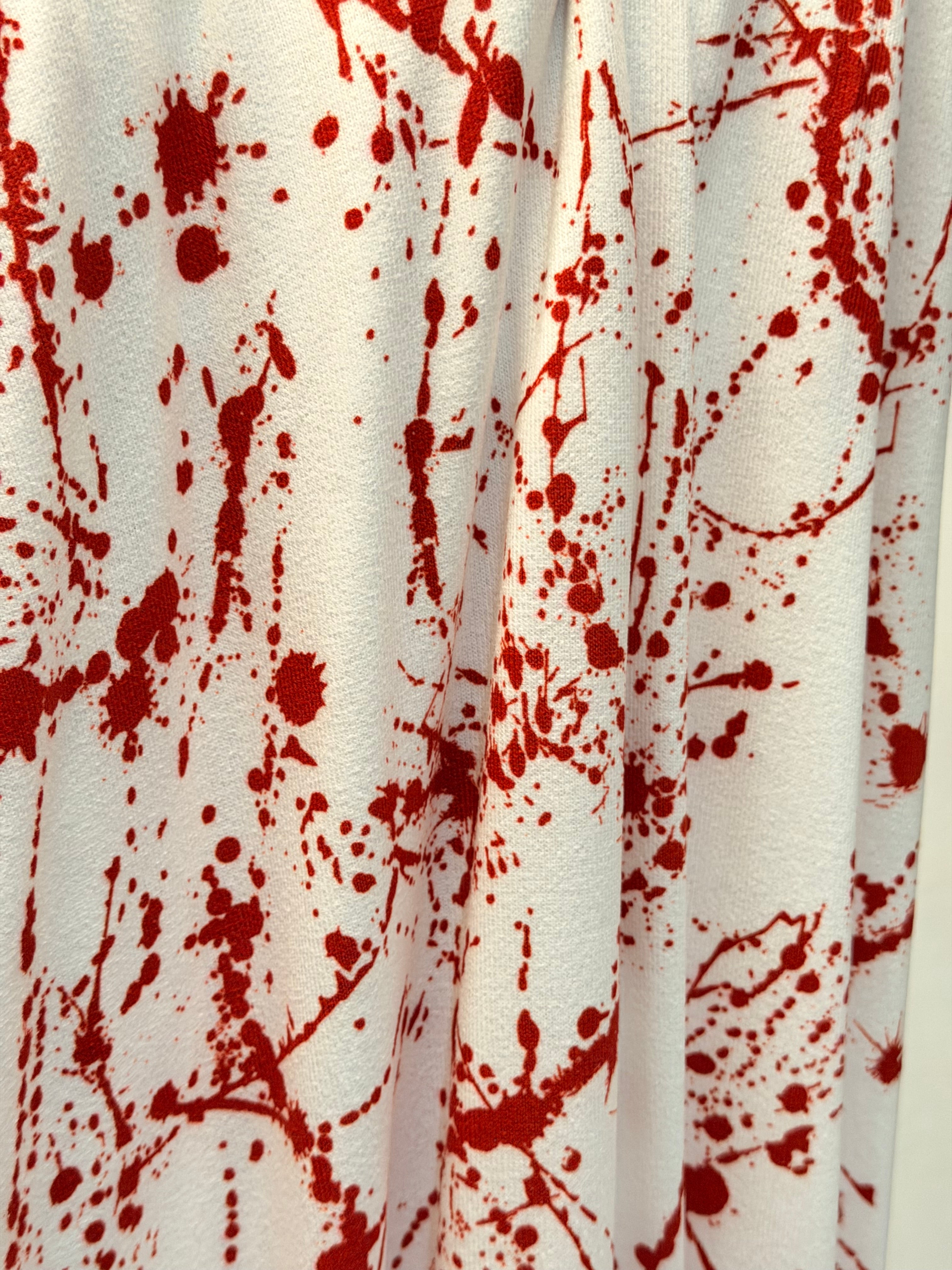 (OAKLEY/SWEATER) BLOOD SPLATTERED ON OFF WHITE