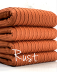 (CABLE KNIT) RUST