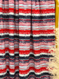(SWIM) RED, WHITE, NAVY AND LIGHT BLUE PATTERN
